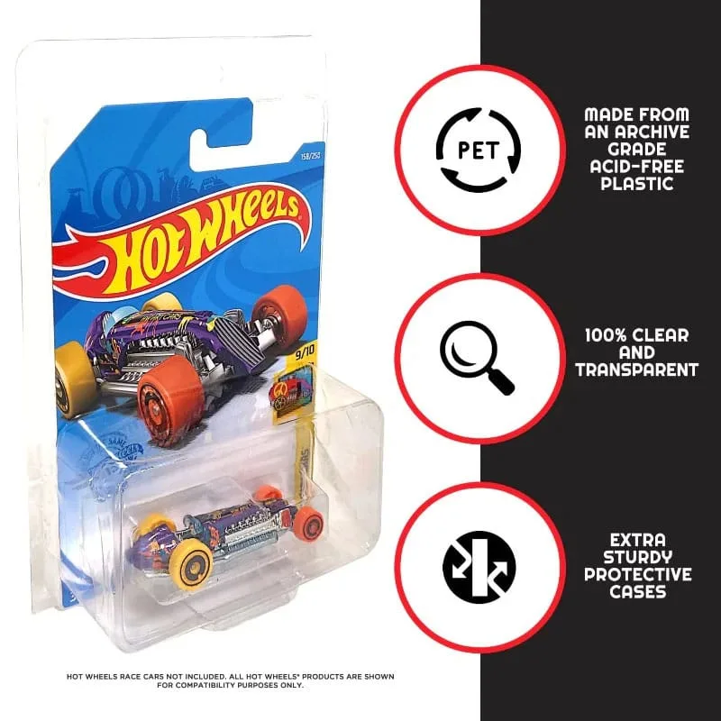 Hot Wheels Blister-Schutzhüllen – Long Card Mainline 36er-Set 5
