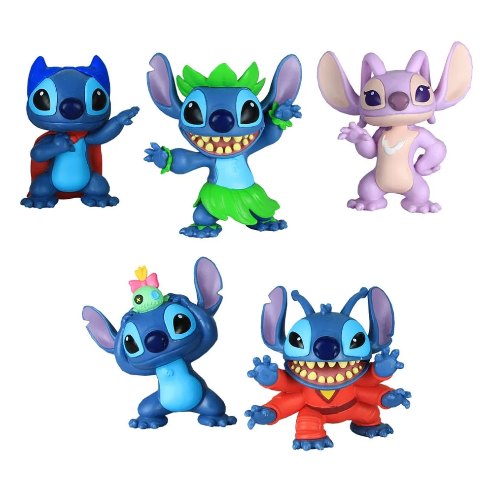 Lilo & Stitch Mini Figures – Stitch and Angel Set of 5 7 cm