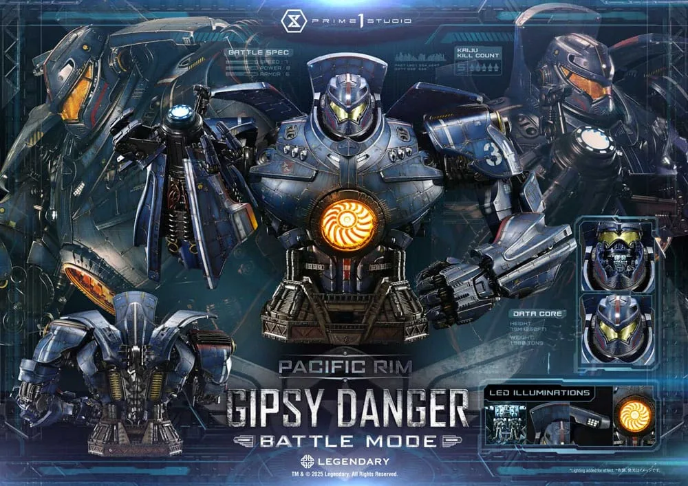 Pacific Rim Bust – Gipsy Danger Battle Mode 75 cm 5