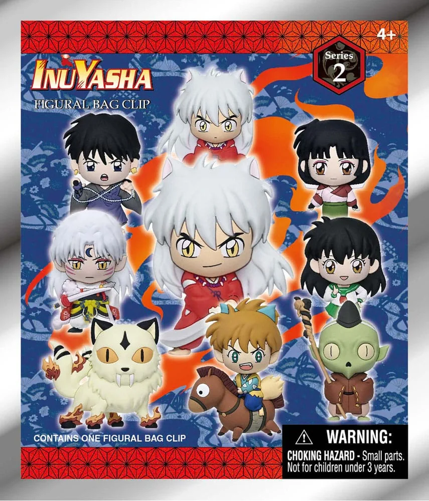 InuYasha Foam Bag Clips – Series 2 Display of 24 2