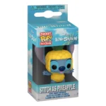 Lilo and Stitch Vinyl Keychains – Pineapple Display of 12 4 cm 2