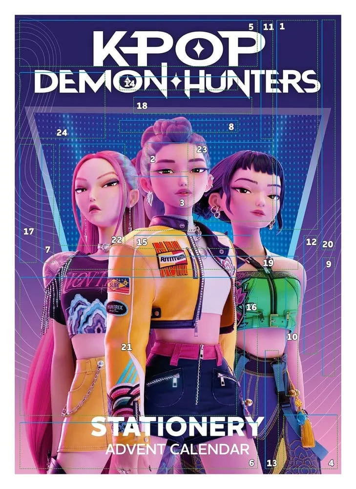 KPop Demon Hunters Advent Calendar – 2027 Display of 12