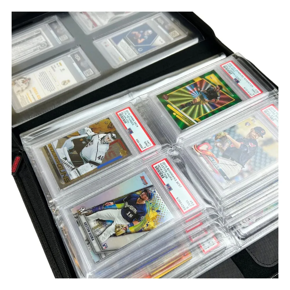Trading Card Slab Binder – Evoretro Premium Black Window 6