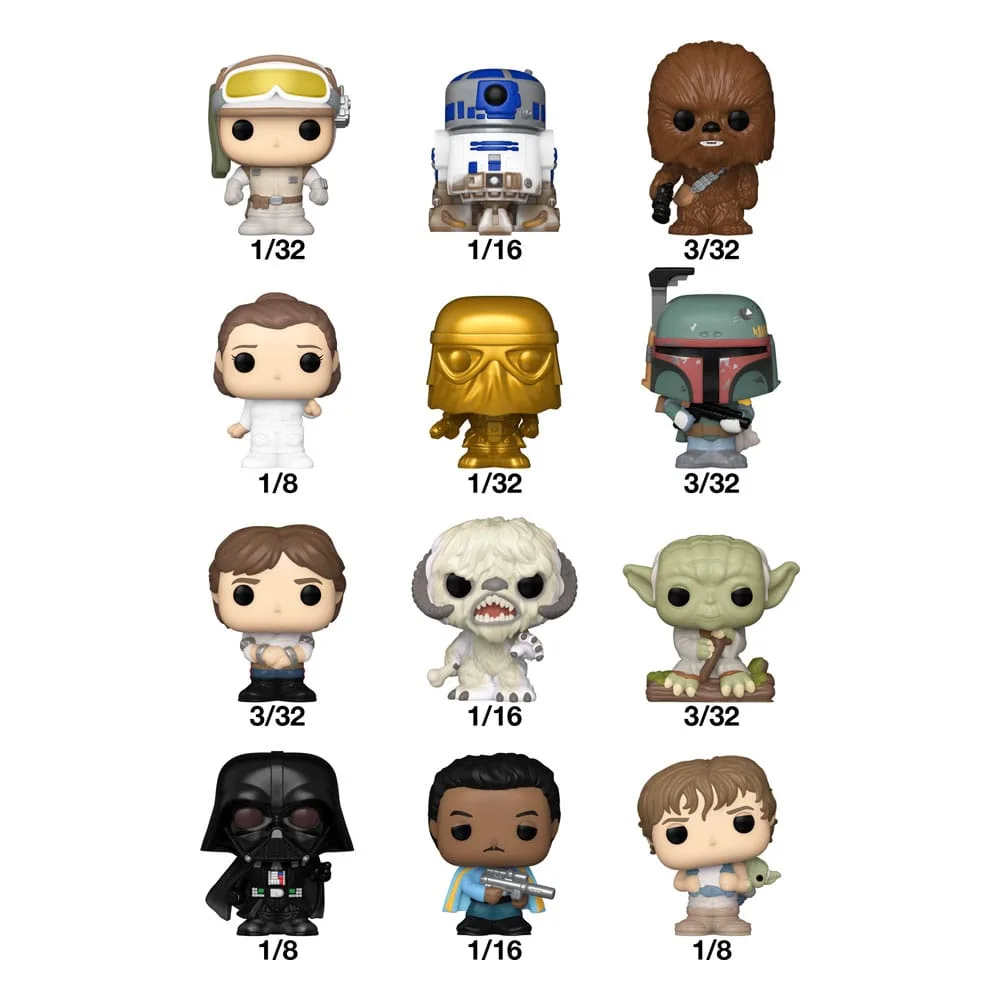 Star Wars Bitty Pop Figure Display – Series 2 32-Pack 2.5 cm 2