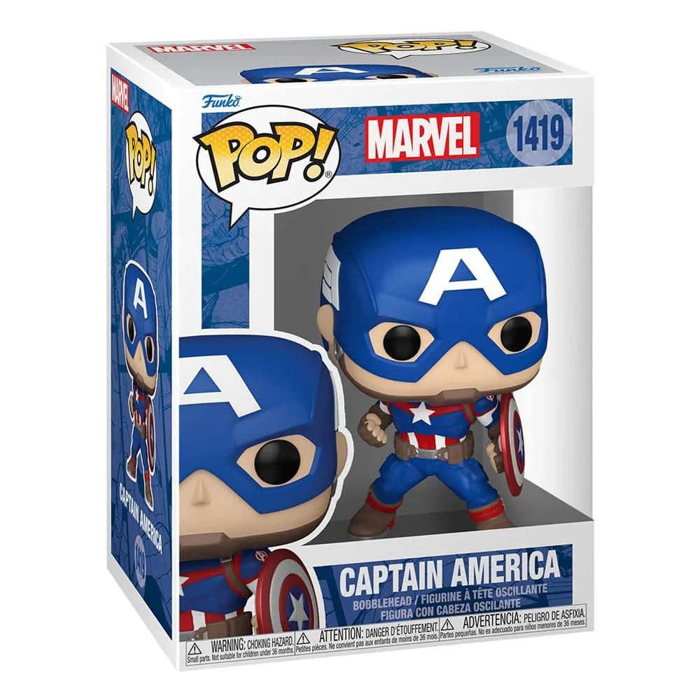 Marvel Pop Vinyl Figure – Captain America New Classics 9 cm 2