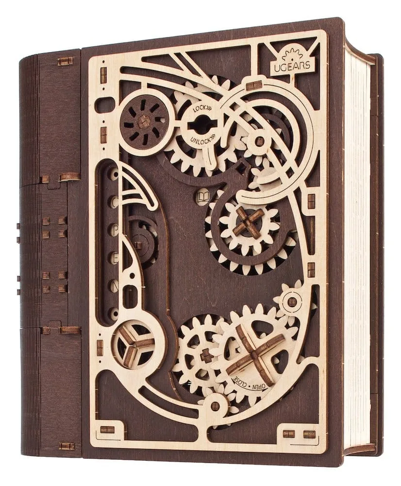 Ugears Wooden Model Kit – Book of Secrets 12