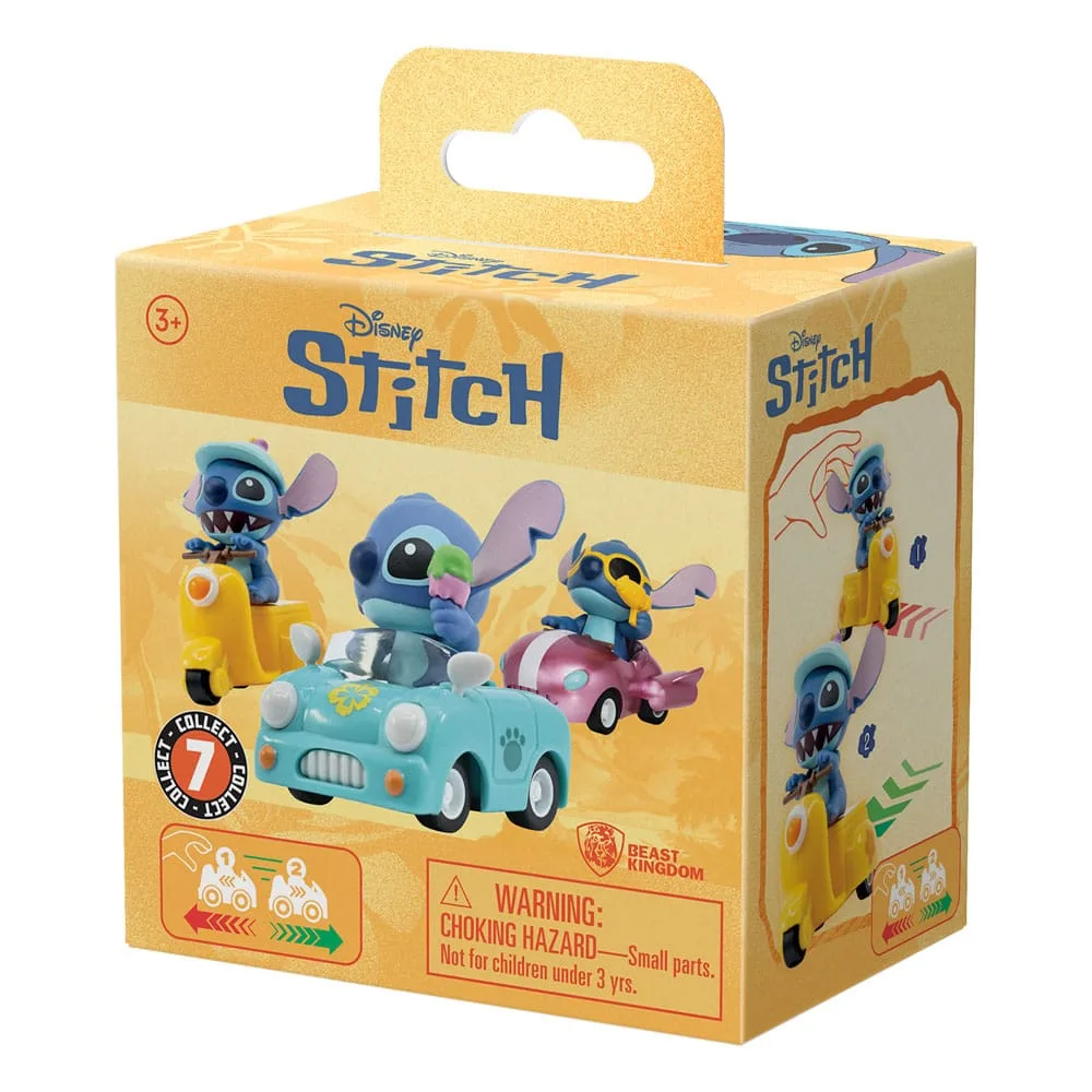 Lilo & Stitch Pullback Vehicles – Stitch Blind Box 12-Pack 4–6 cm 2
