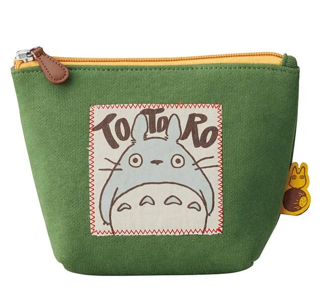 My Neighbor Totoro Pouch – Autumn Green 13 x 19 x 6 cm