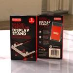 Evoretro Graded Card Display Stands – Clear 5-Pack 2