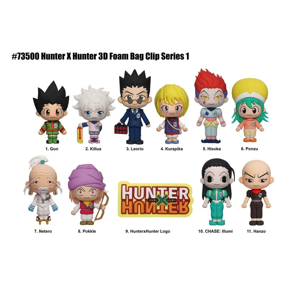 Hunter x Hunter Foam Bag Clips – Series 1 Display of 24 2