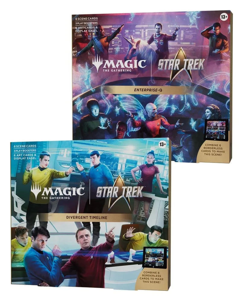 Magic the Gathering Scene Box Display – Star Trek English Set of 4
