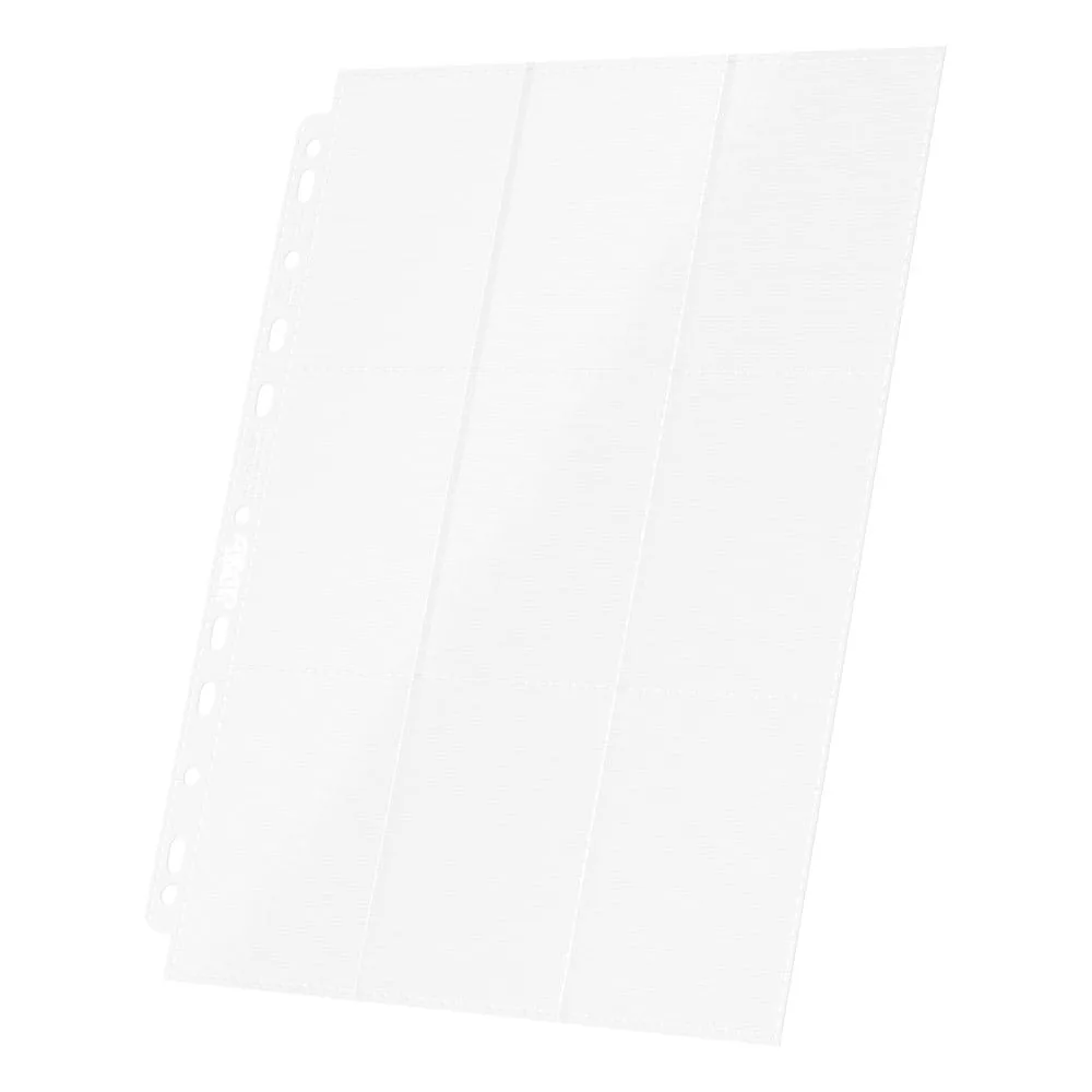 Ultimate Guard Binder Pages – White 18-Pocket Side-Loading 4