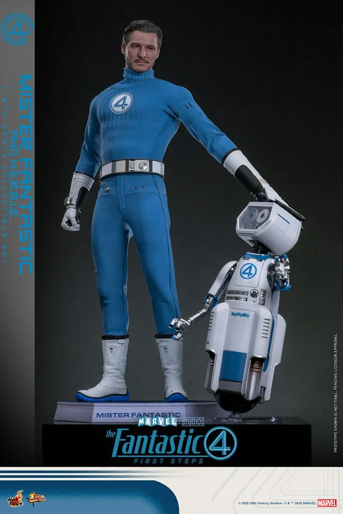 Fantastic Four Figure Set – Mister Fantastic and H.E.R.B.I.E. 30 cm 4