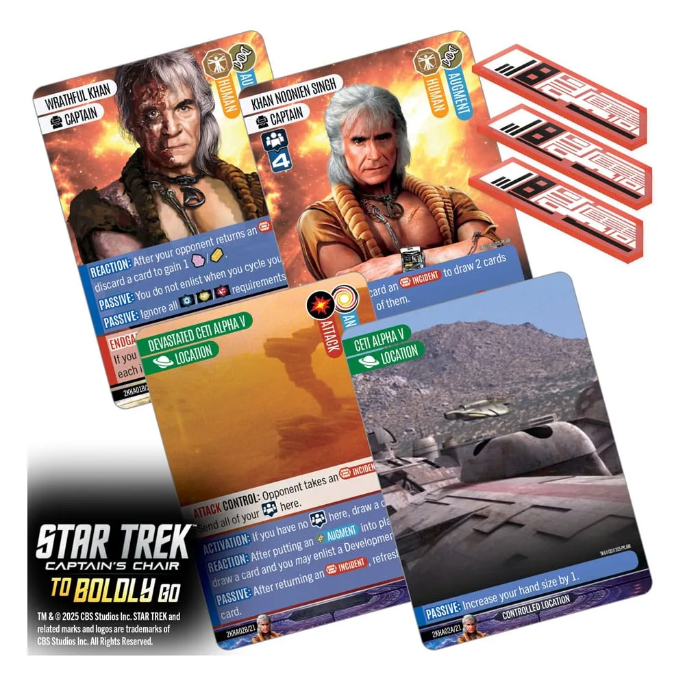 Star Trek Card Game – Captain’s Chair To Boldly Go English 6