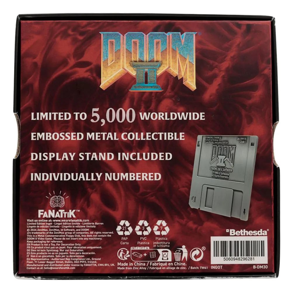 Doom 2 Floppy Disk Replica – Arena Limited Edition 8.8 cm 5