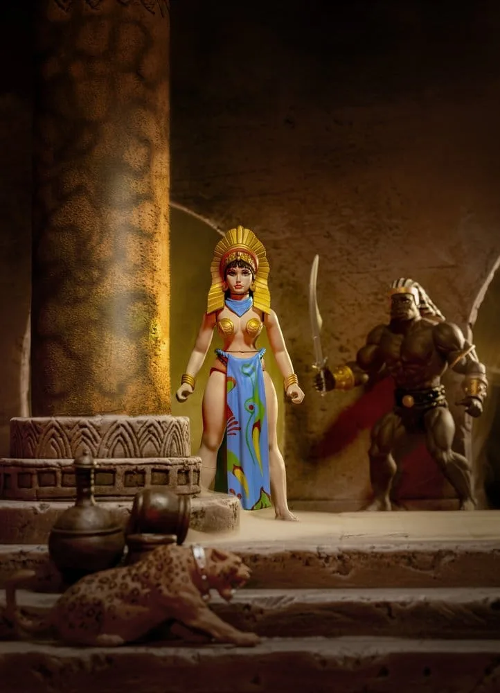 Frazetta Figure Set – Egyptian Queen and Guard Museum Edition 14 cm 3