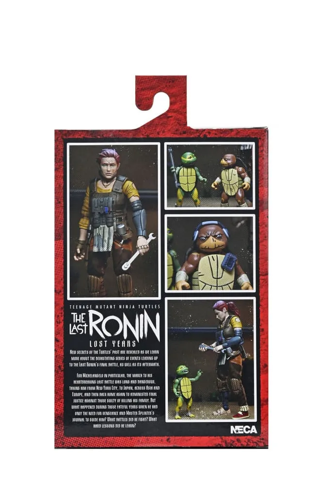 TMNT Actiefigurenset – Grammy April met Baby Yi en Moja 18 cm 4