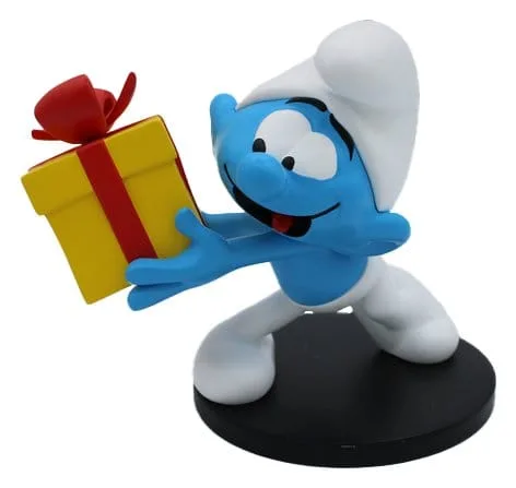 The Smurfs Statue – Jokey with Gift 10 cm