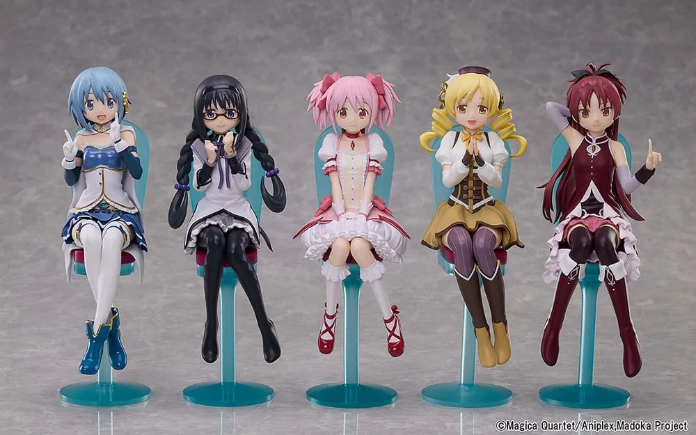 Puella Magi Madoka Magica Statue Set – Tea Party Cake Song 18 cm 2