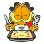 Garfield Pin Badge – Disco Lasagna Dinner 5 cm 1