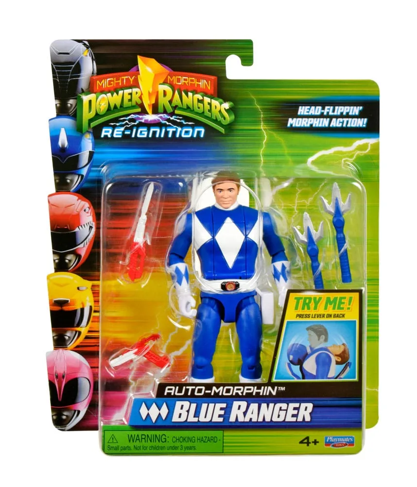 Power Rangers Action Figure – Auto-Morphin Blue Ranger 12 cm 2