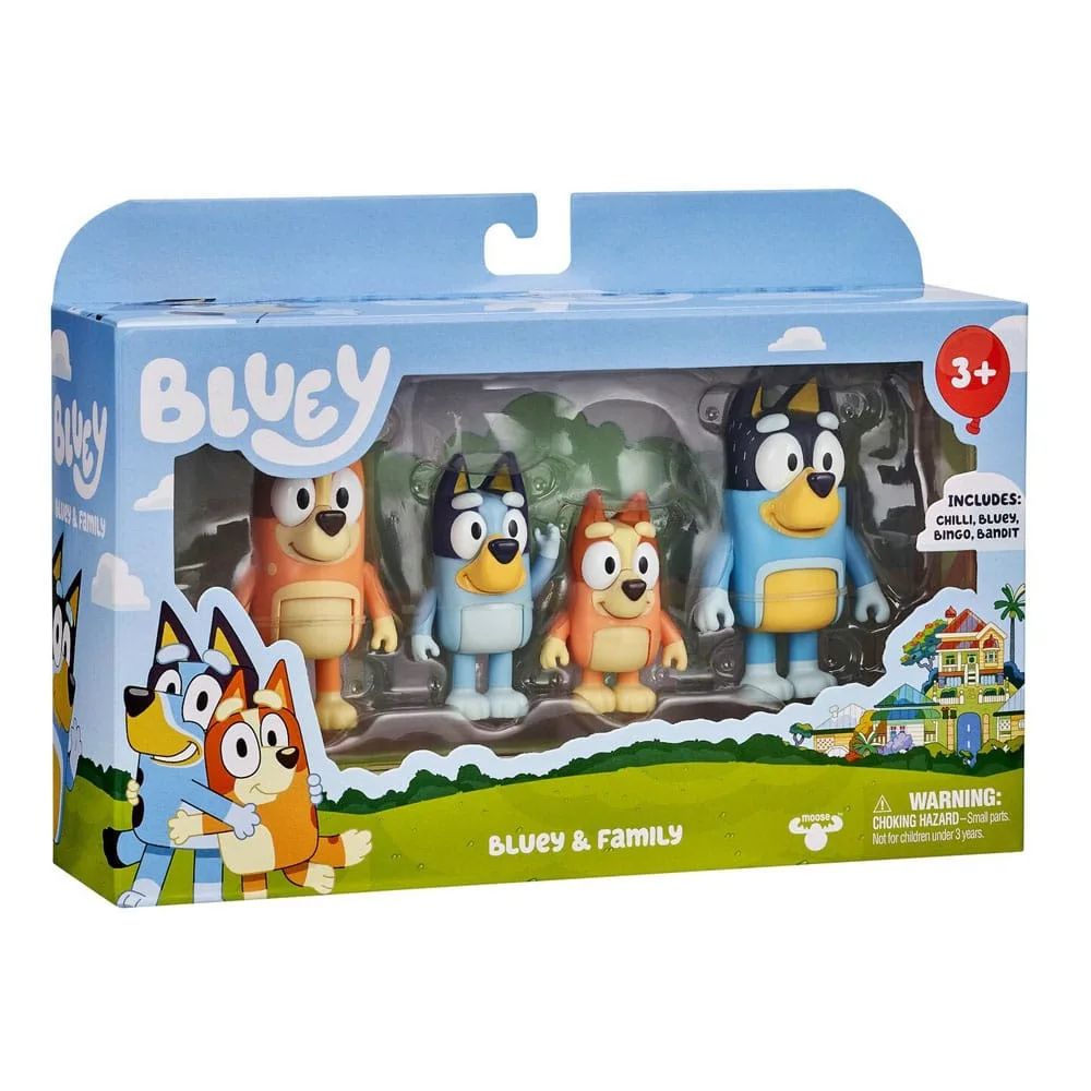 Bluey Action Figures – 4-Pack 3