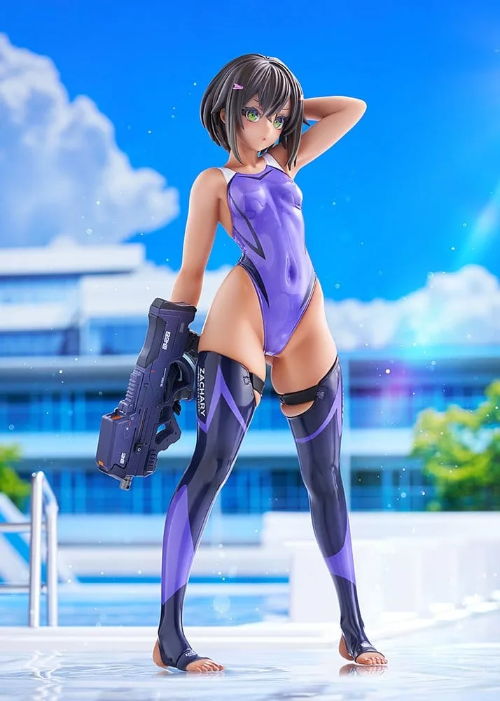 Arms Note Sammelfigur – Buchou-chan Purple Swimsuit 22 cm 8