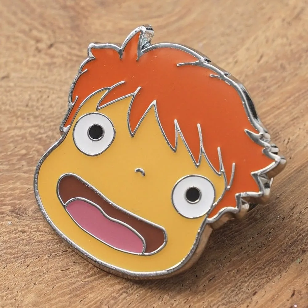Ponyo Pin – Close-Up Design