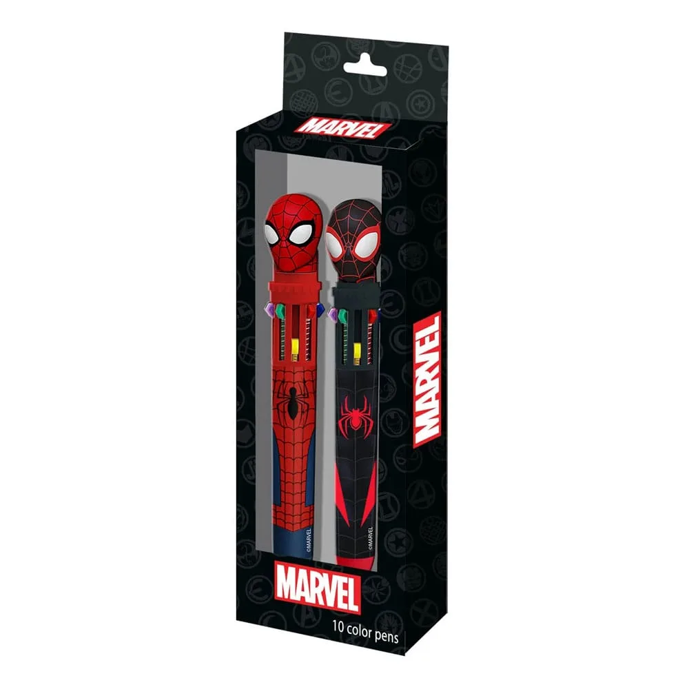 Spider-Man Ballpoint Pens – Multicoloured 2-Pack