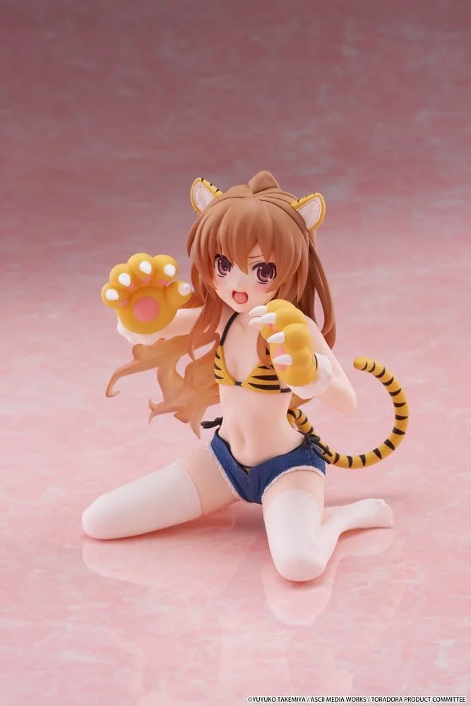 Toradora Figure – Taiga Aisaka Tiger Costume Swimwear 13 cm 9