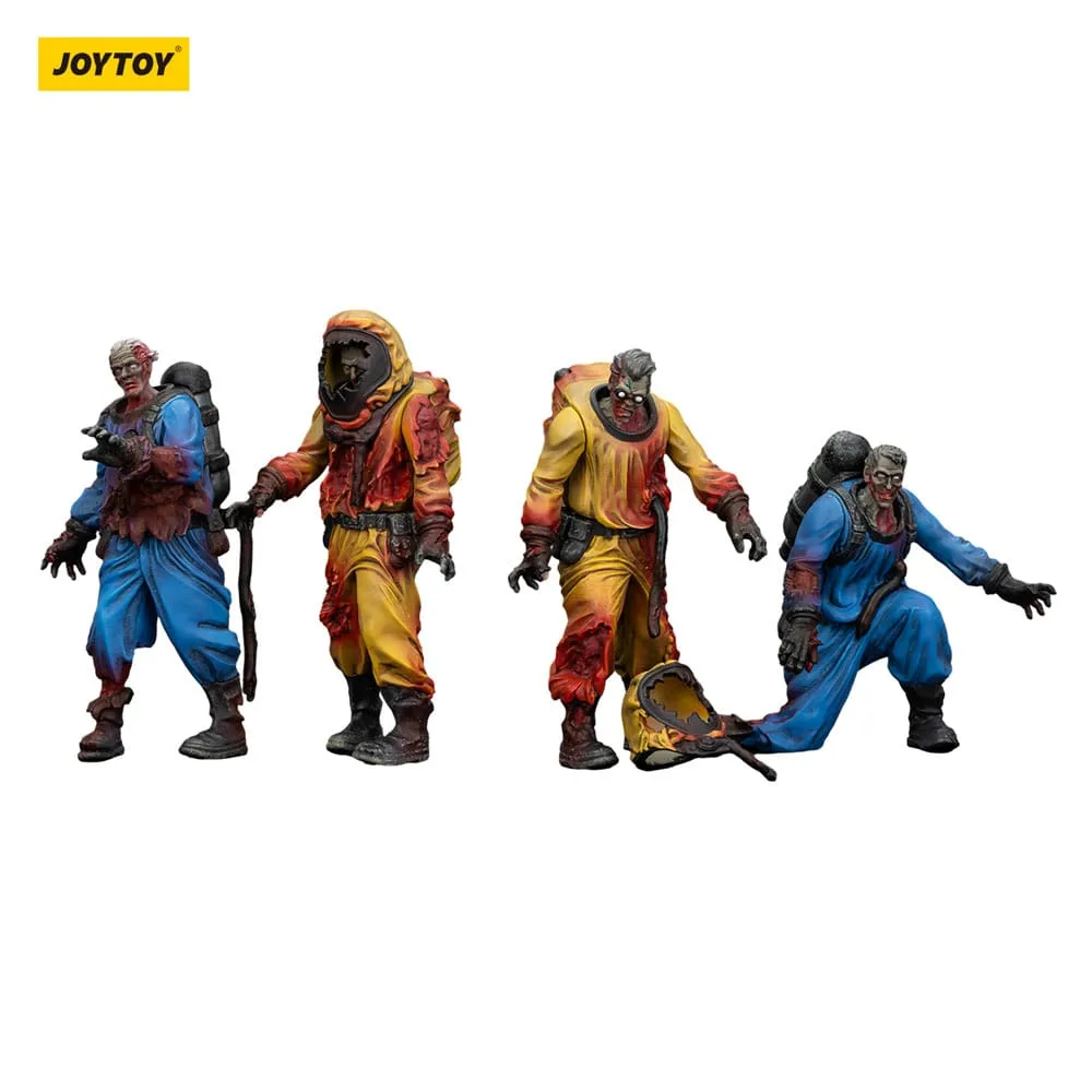 Zombie Dark Source Action Figures – Biochemical Lab Team 4-Pack 8 cm 10