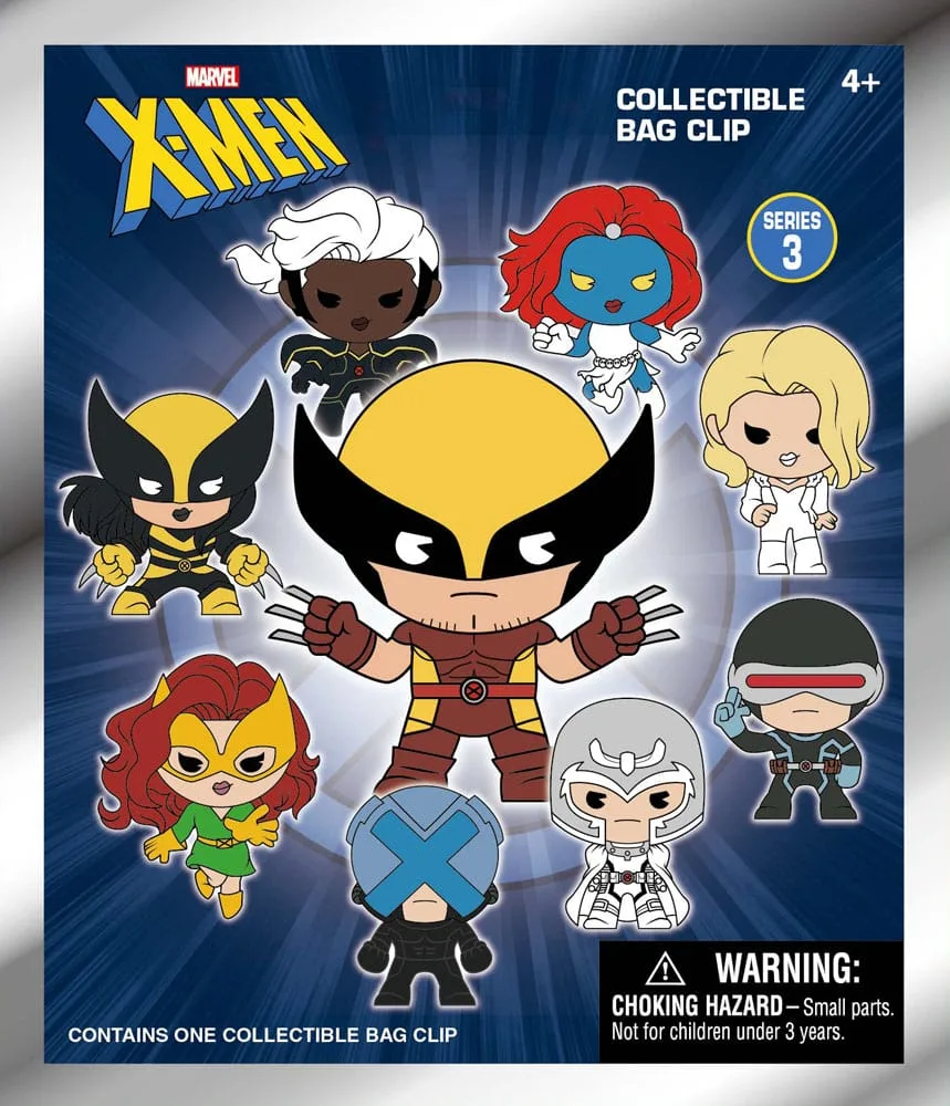 Marvel 3D Foam Bag Clips – X-Men Classic Series 3 Display of 24 2