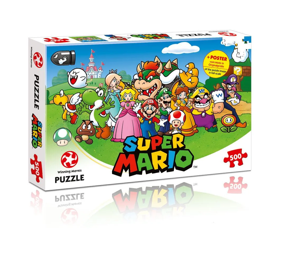 Super Mario Jigsaw Puzzle – Mario and Friends 500 Pieces
