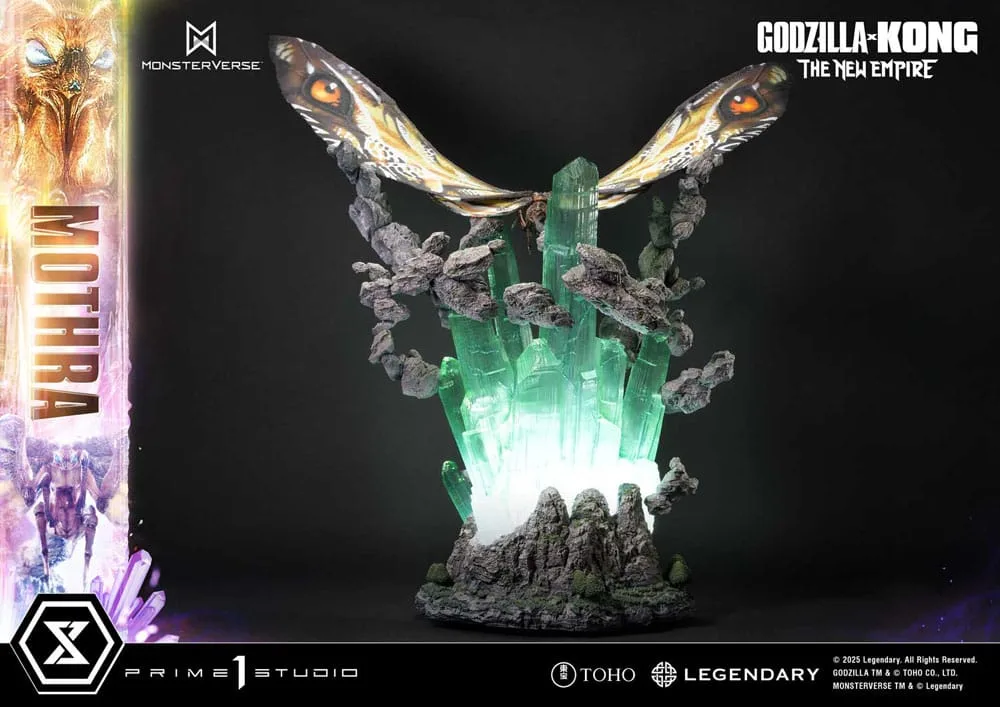 Godzilla x Kong The New Empire Statue – Mothra Diorama 113 cm 8