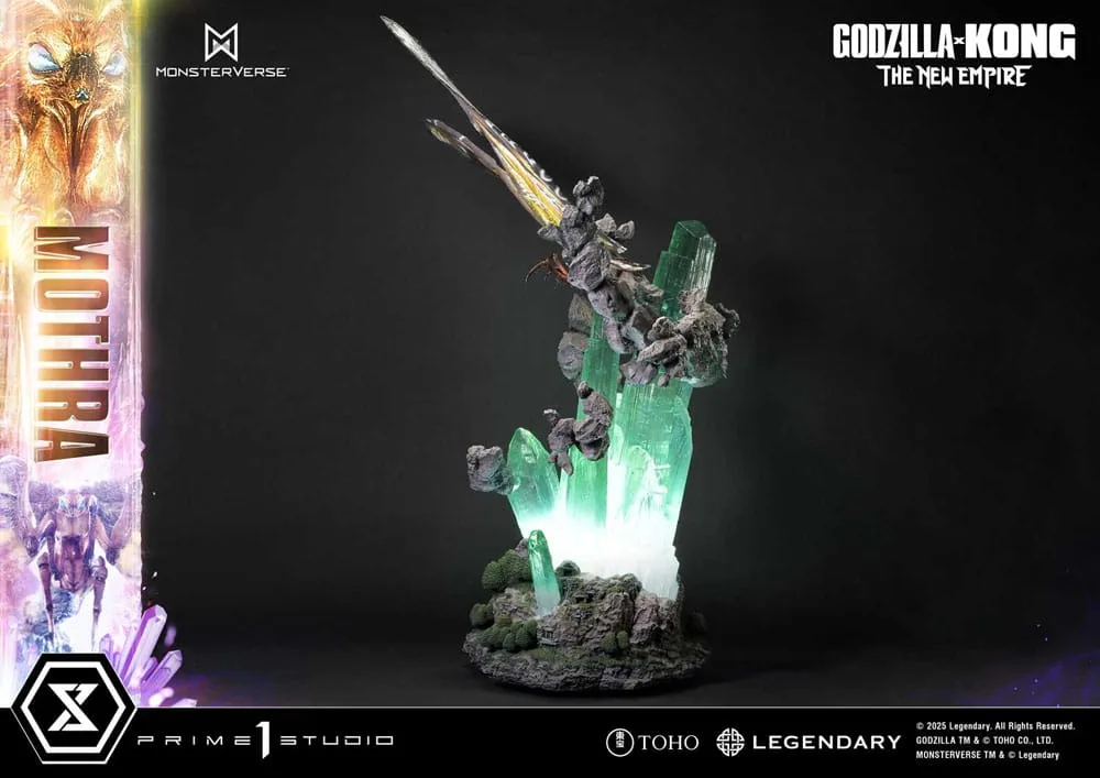 Godzilla x Kong The New Empire Statue – Mothra Diorama 113 cm 9