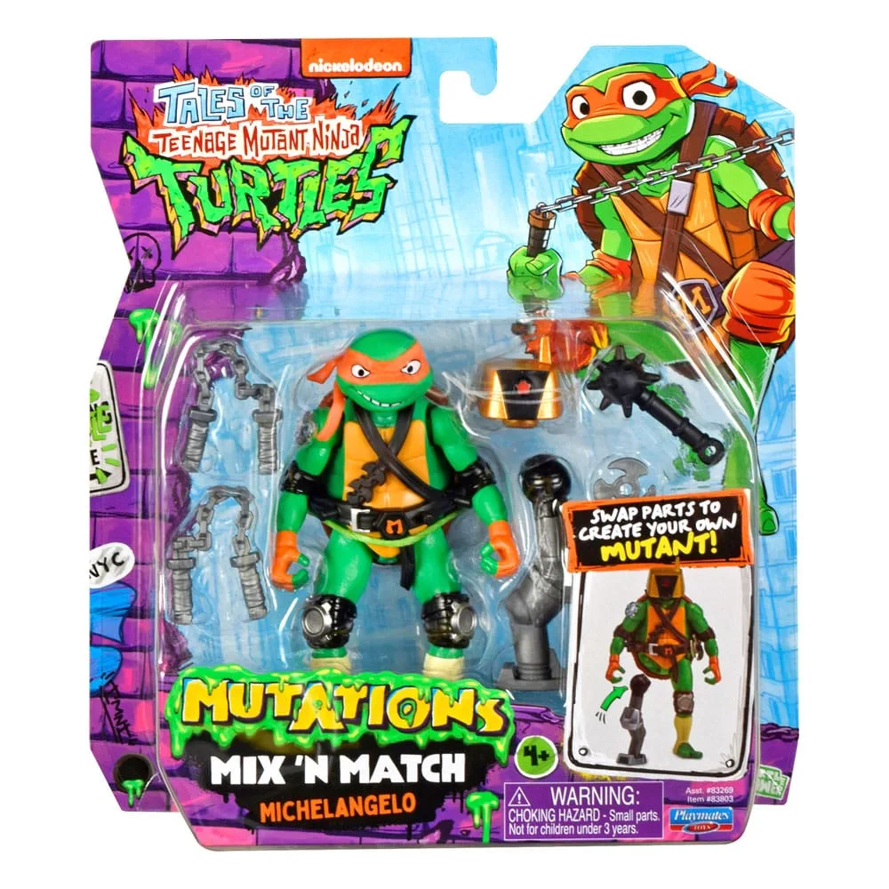 TMNT Action Figure – Michelangelo Mix n Match 11.5 cm 2