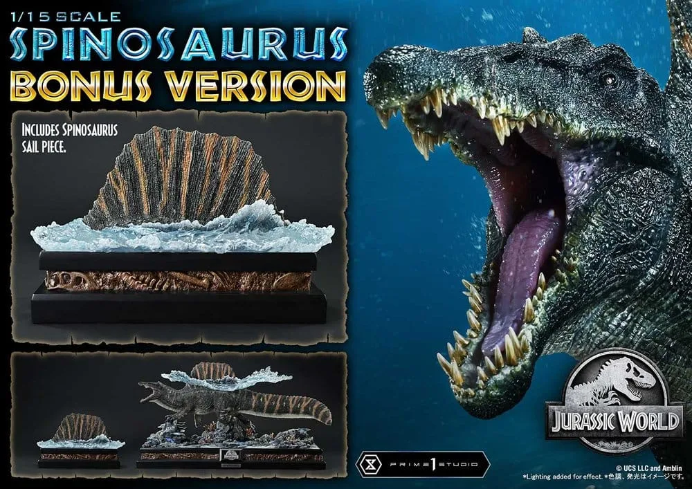 Jurassic World Rebirth Statue – Spinosaurus Bonus Version 39 cm 3