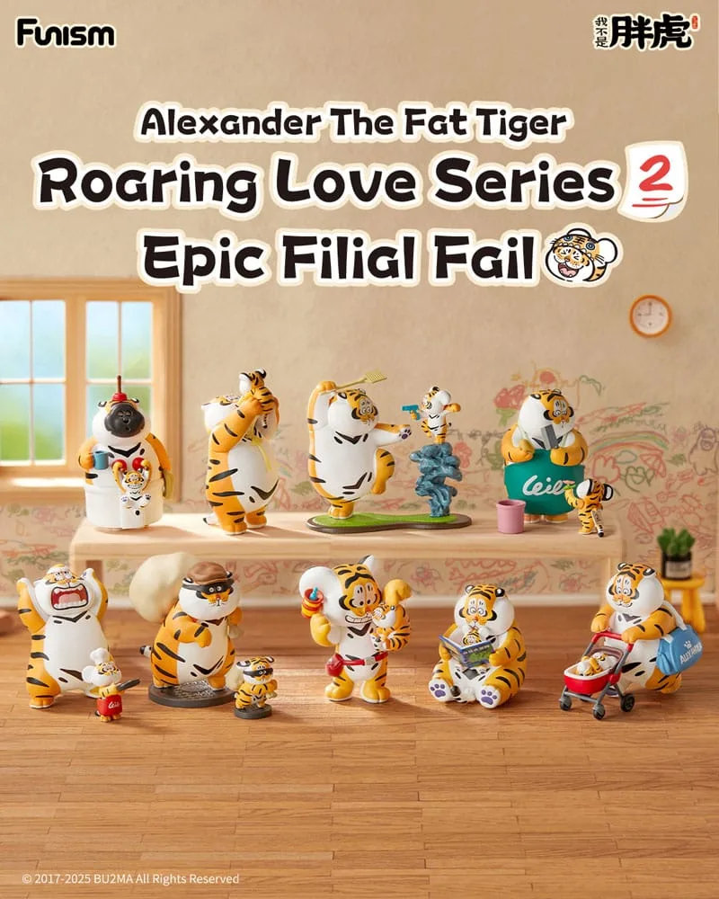 Alexander the Fat Tiger Mini Figures – Roaring Love Series 2 3
