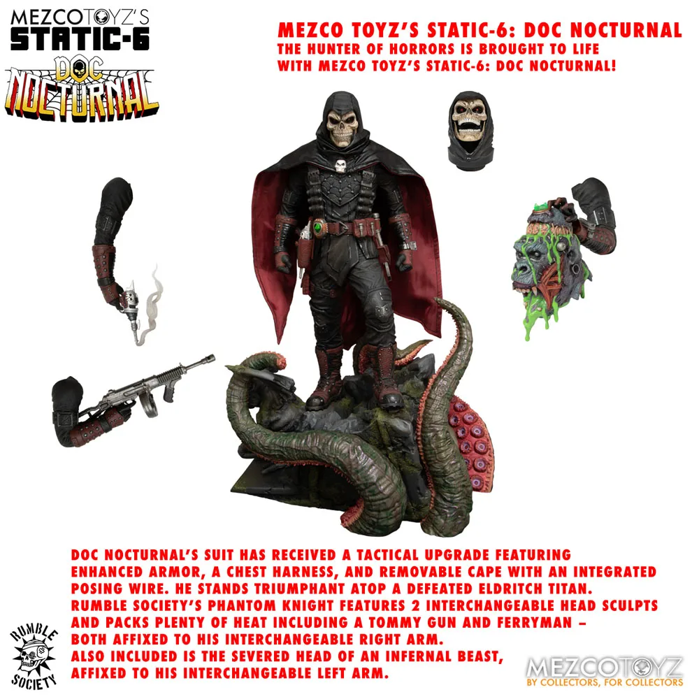 Rumble Society Statue – Static-6 Doc Nocturnal 1/6 38 cm 3