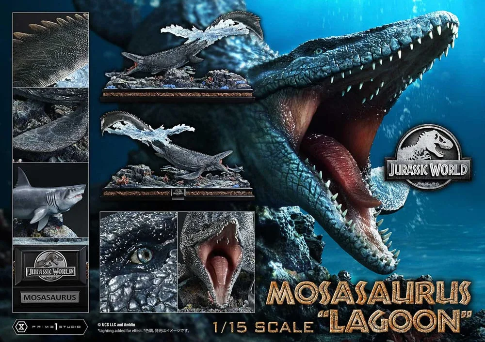 Jurassic World Statue – Mosasaurus Lagoon 1/15 57 cm 6
