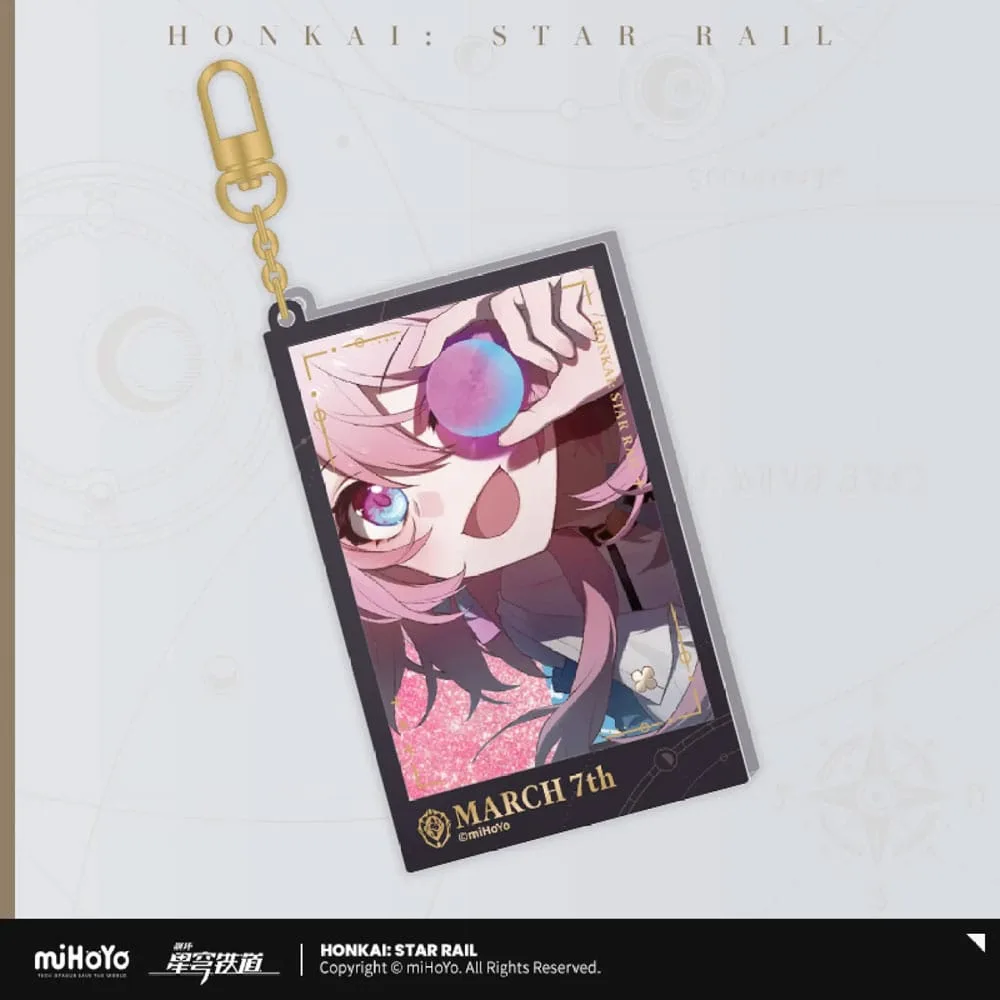 Honkai Star Rail Keychain – March 7th Glitter 9 cm