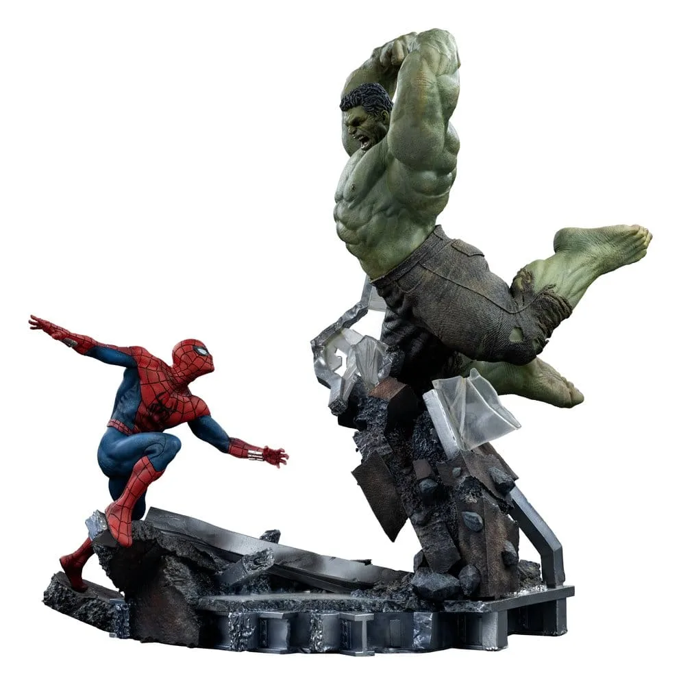 Marvel Comics Statue – Spider-Man vs Hulk 1:10 38 cm 3