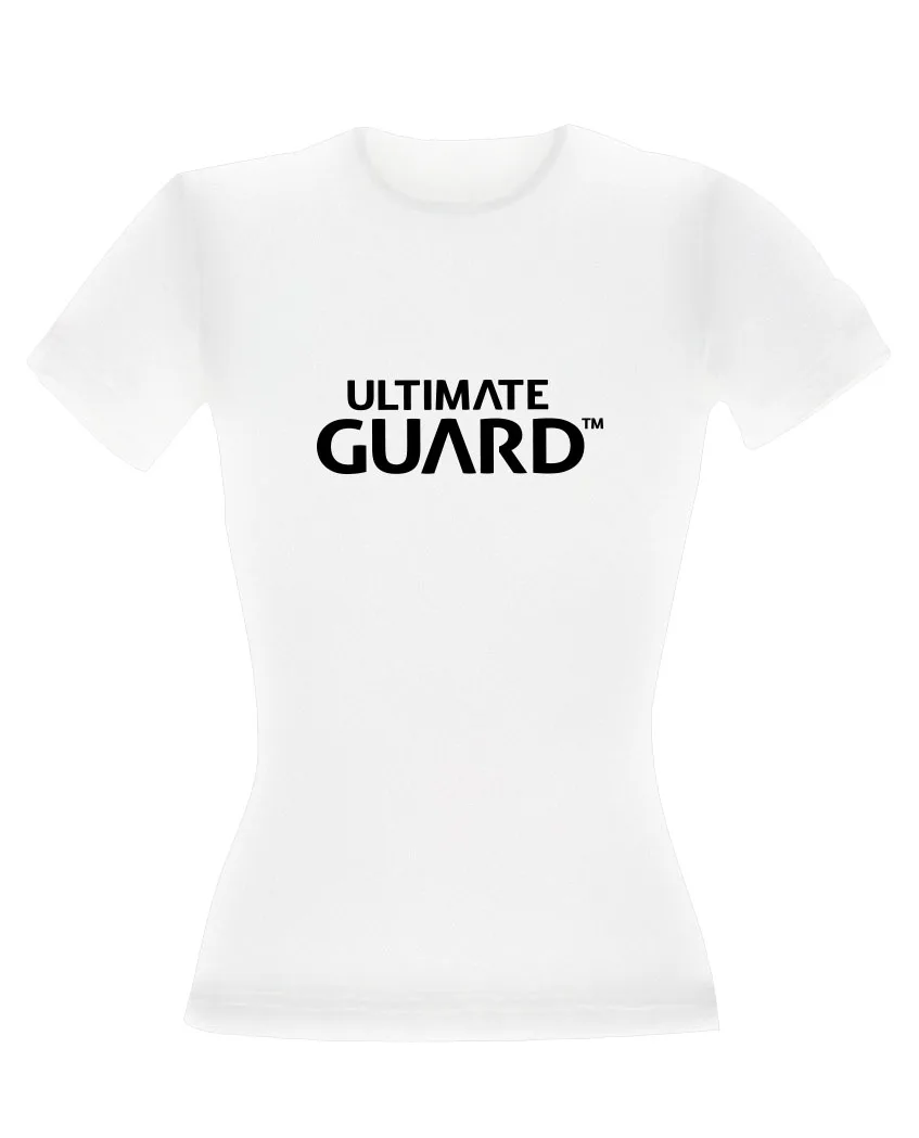 Ultimate Guard Women’s T-Shirt – White Wordmark Size S