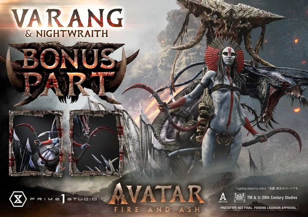 Avatar Fire and Ash Statue – Varang & Nightwraith Bonus Version 96 cm 3