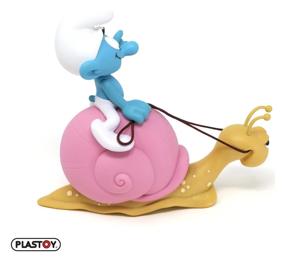 The Smurfs Money Box – Smurf on a Snail 19 cm 9