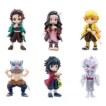 Demon Slayer PVC Figures – PalVerse 6-Piece Assortment 9 cm 1