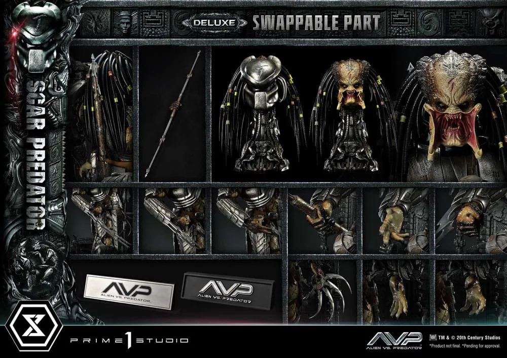 Alien vs. Predator Statue – Scar Deluxe Bonus 93 cm 24