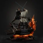 Star Wars Statue – Anakin vs. Obi-Wan mit Beleuchtung 34 cm 4