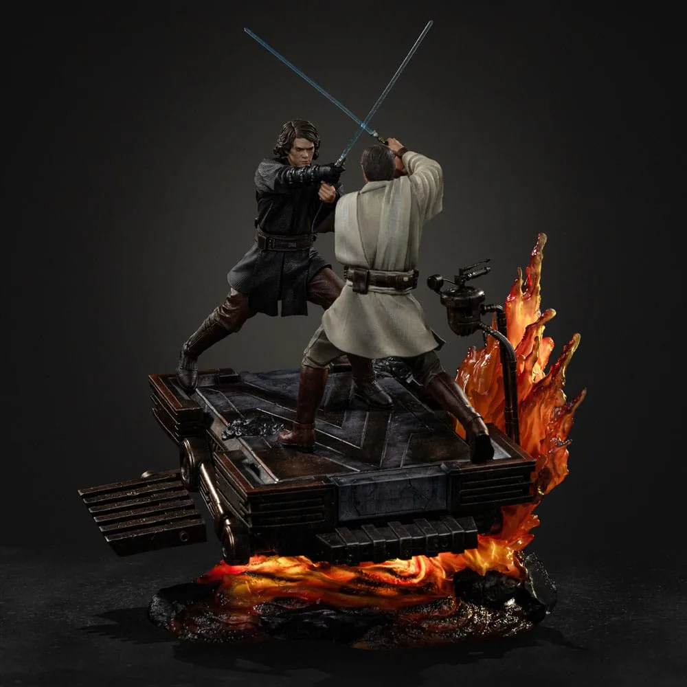 Star Wars Statue – Anakin vs. Obi-Wan mit Beleuchtung 34 cm 4