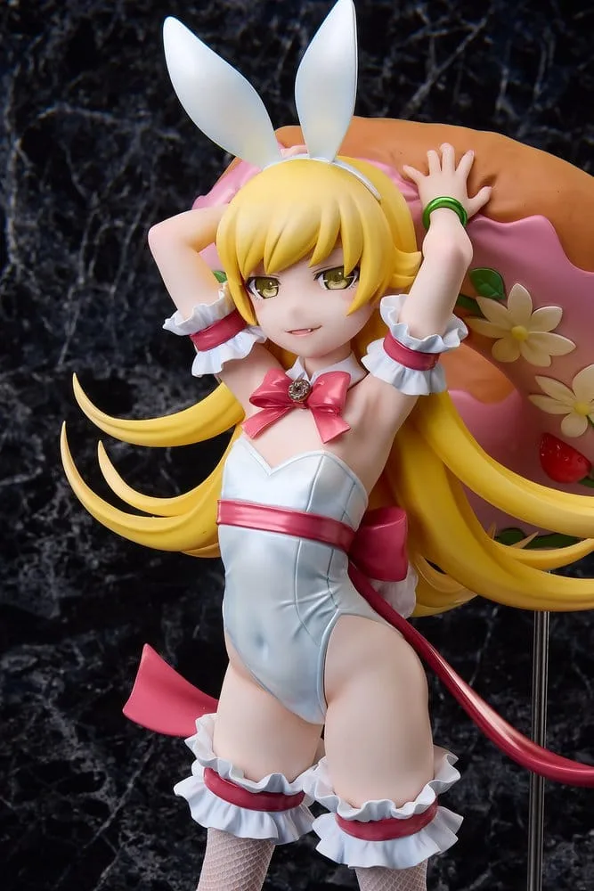 Monogatari Statue – Shinobu Oshino White Bunny 35 cm 9